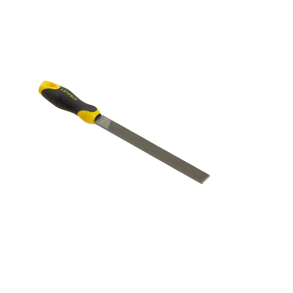 Stanley 360mm, Bastard, Flat File Handle With Soft-Grip Handle