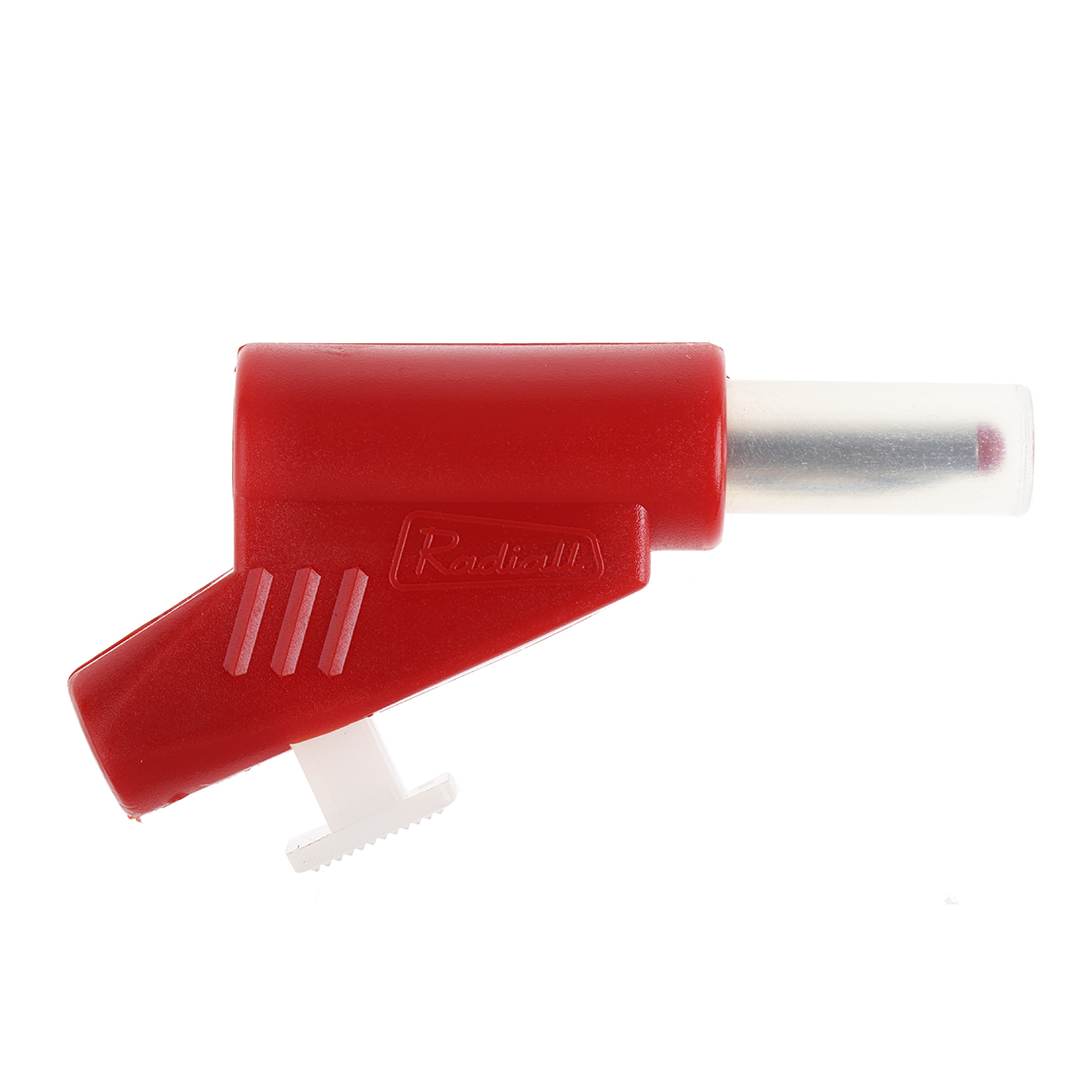 Radiall Red Male Banana Plug, 4 mm Connector, 30A, 750V ac, Nickel, Tin Plating