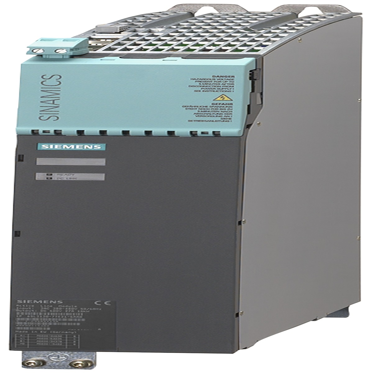 Siemens 16 kW Power Module, 24 V dc, 3 Phase, 27 A, Current Controller Function