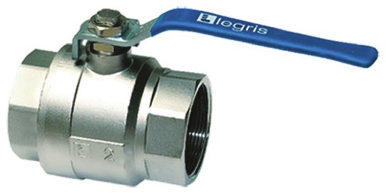 Legris Nickel Plated Brass 2 Way, Ball Valve, Threaded, BSPP 1/4in, 30bar Operating Pressure