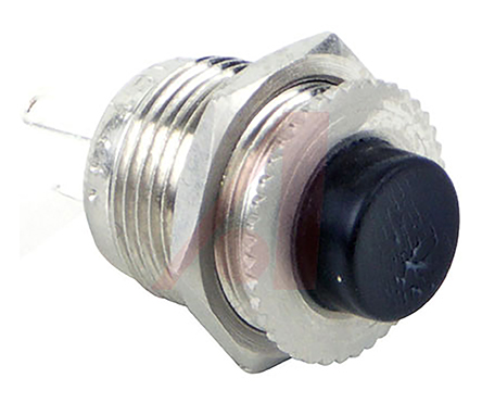 Switchcraft Push Button Switch, Momentary, Panel Mount, SPDT