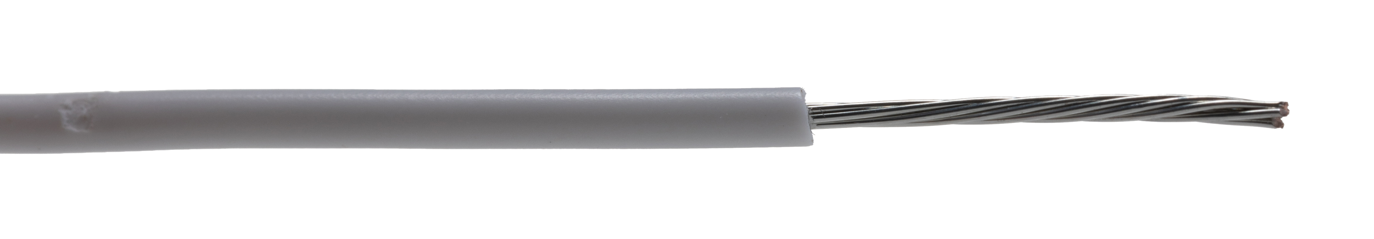 RS PRO White 22AWG Hook Up Wire, 22AWG, 7/0.25mm, 305m, PVC Insulation