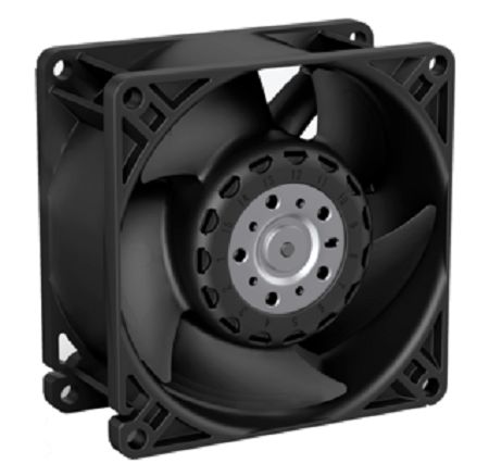 ebm-papst Axial Fan, 24 V dc, DC Operation, 220m³/h, 46.5W, 1.93A Max, 80 x 80 x 38mm