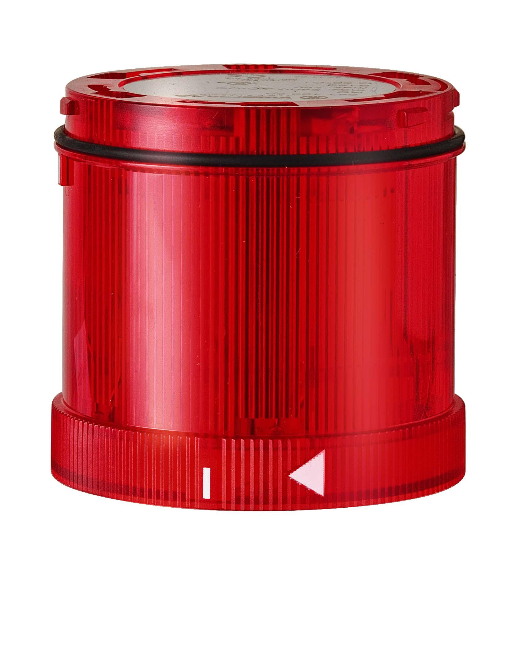 Werma KS71 Series Red Continuous lighting Effect Flashing Light Element, 12 V, LED Bulb, DC