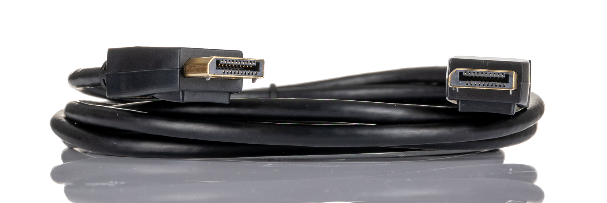 RS PRO Male DisplayPort to Male DisplayPort, PVC  Cable, 2m