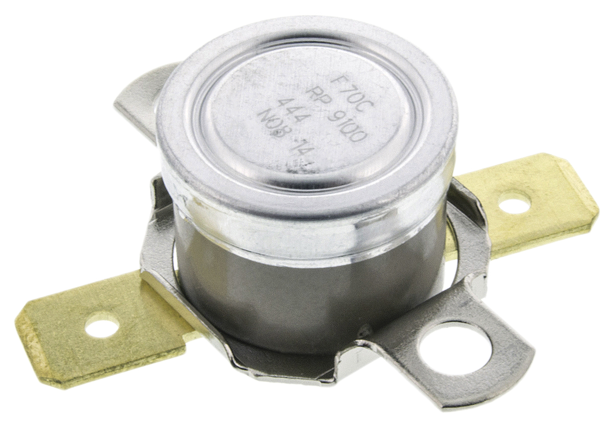 Honeywell Bi-Metallic Thermostat, Opens at +55°C, Closes at +70°C, +186°C Max, NO, Automatic Reset