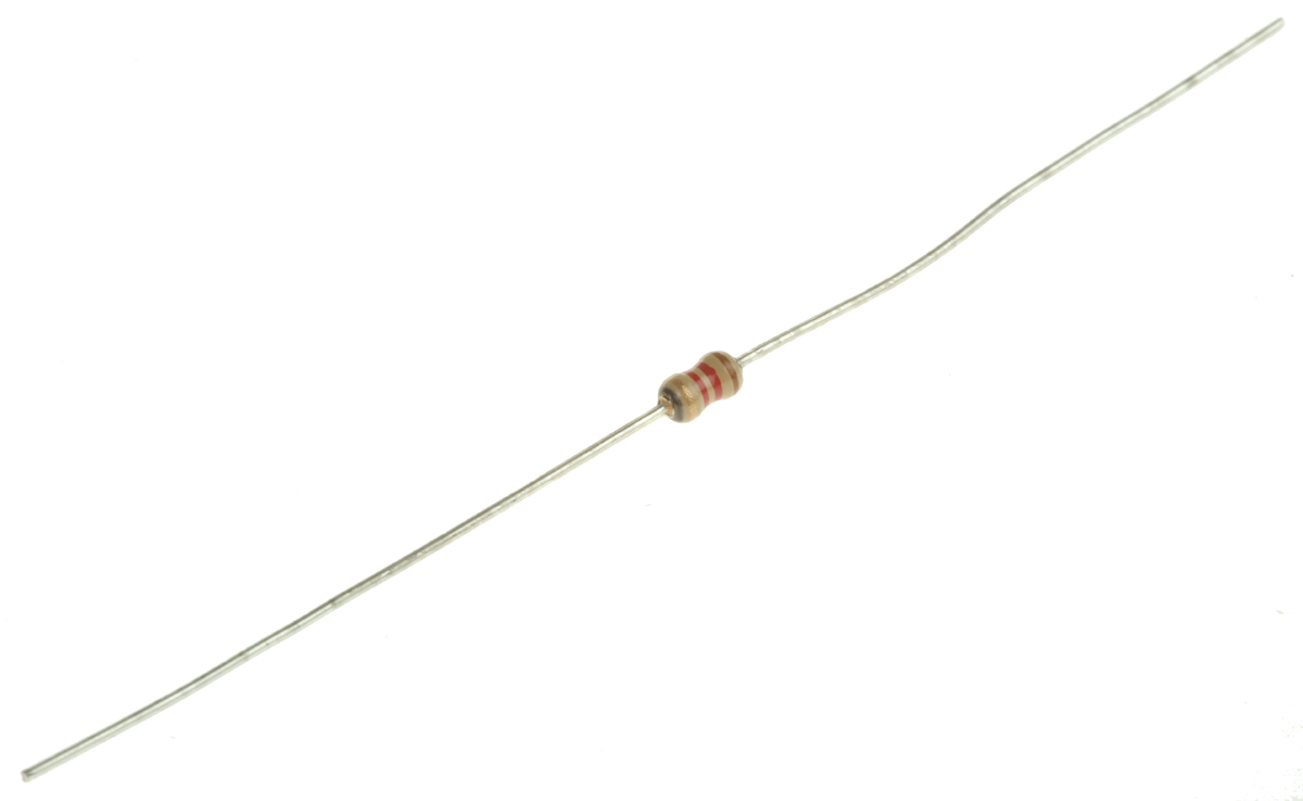 TE Connectivity 1.2kΩ Carbon Film Resistor 0.25W ±5% CFR16J1K2