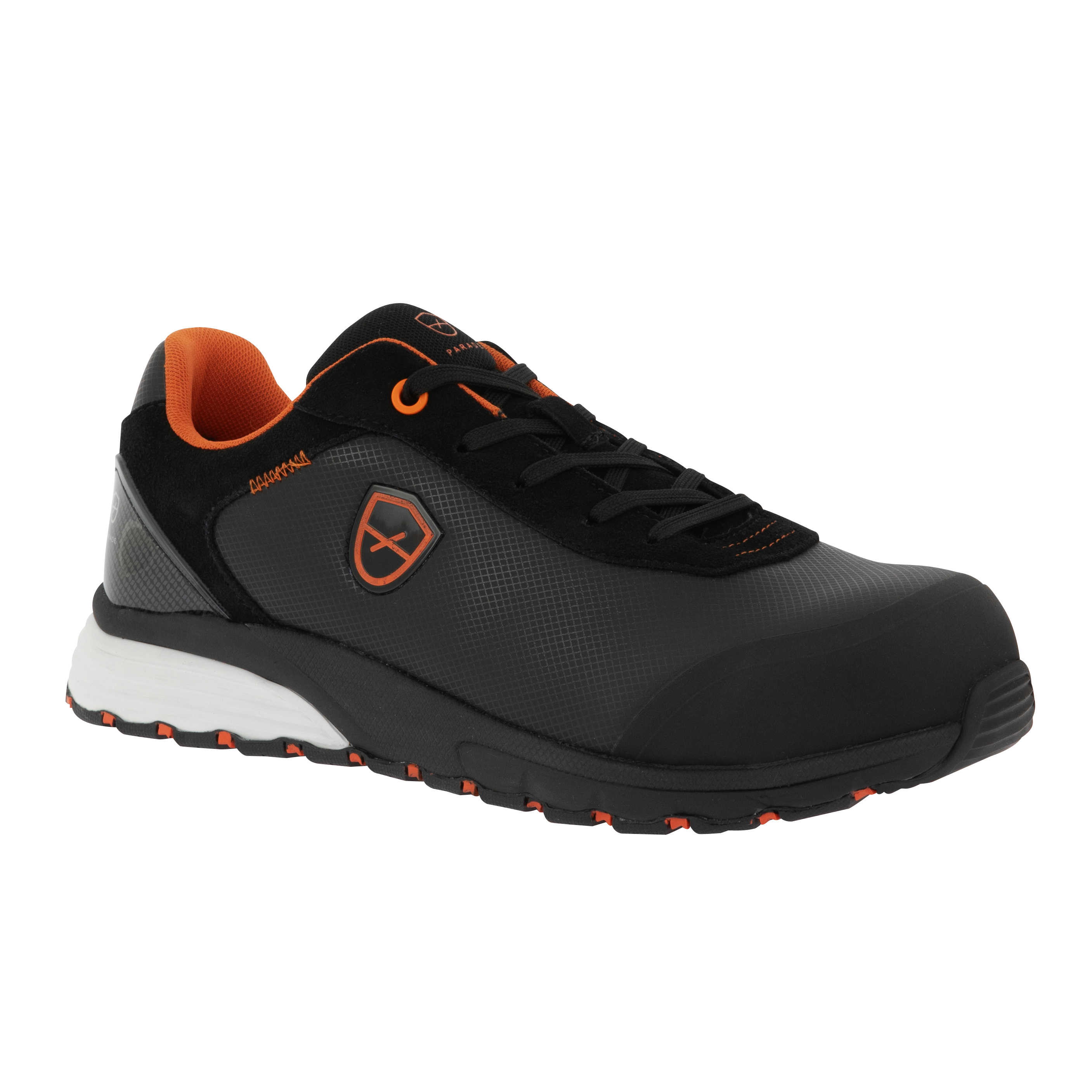 Parade Slamer Unisex Black Composite  Toe Capped Safety Trainers, UK 9, EU 43