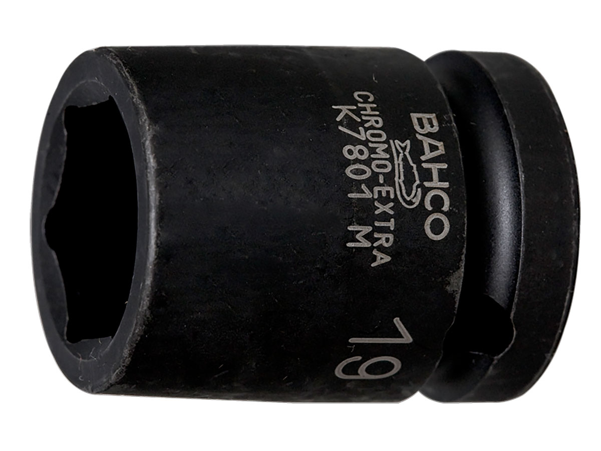 Bahco 13mm, 1/2 in Drive Impact Socket, 38 mm length