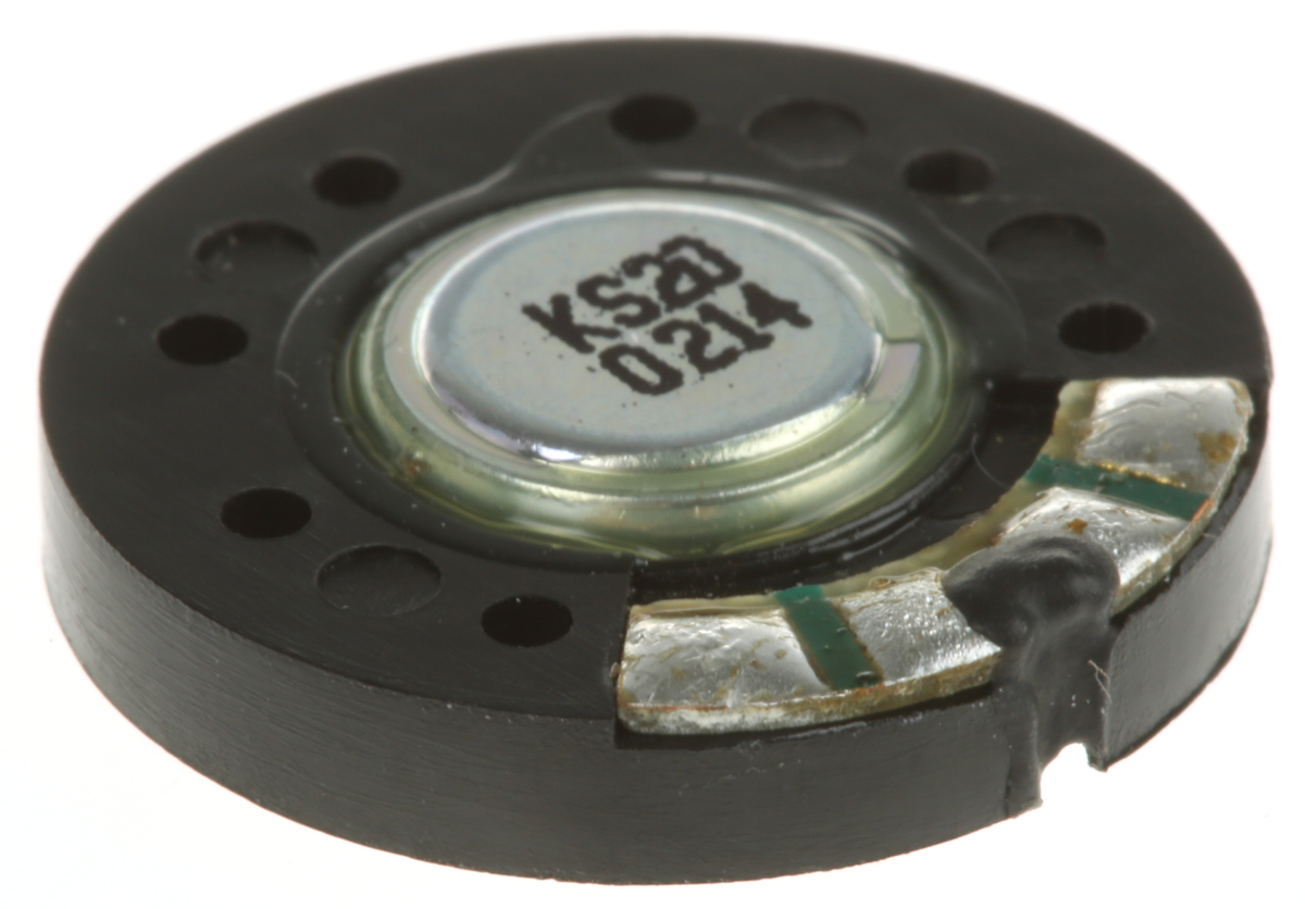 Kingstate 8Ω 0.08W Miniature Speaker 19.9mm Dia. , 19.9 (Dia.) x 4mm