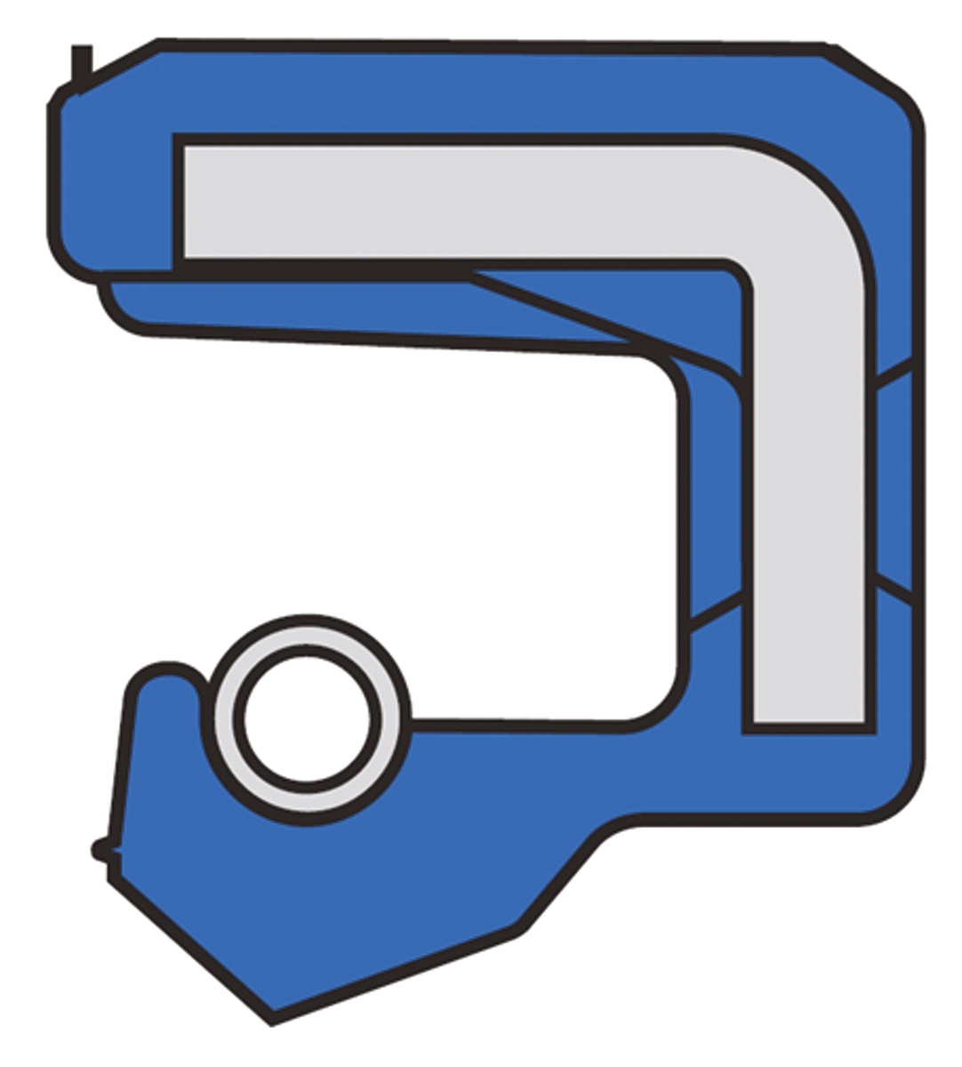 Freudenberg Sealing Technologies Simrit 72 NBR 902 Seal, 25mm ID, 40mm OD, 7mm