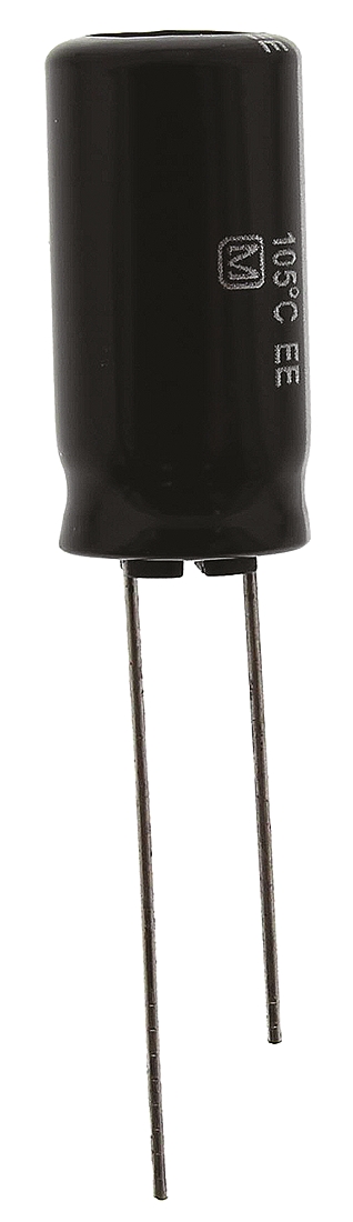 Panasonic 10μF Aluminium Electrolytic Capacitor 400V dc, Radial, Through Hole - EEUEE2G100