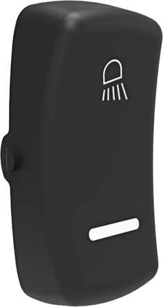 Carling Technologies, Rocker Switch Lens, Laser Etched Actuator, For Use With L Series Sealed Rocker Switches, White