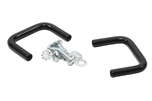Hammond Black Powder Coating Black Steel Drawer Handle 36 mm Height, 25mm Width, 5mm Length