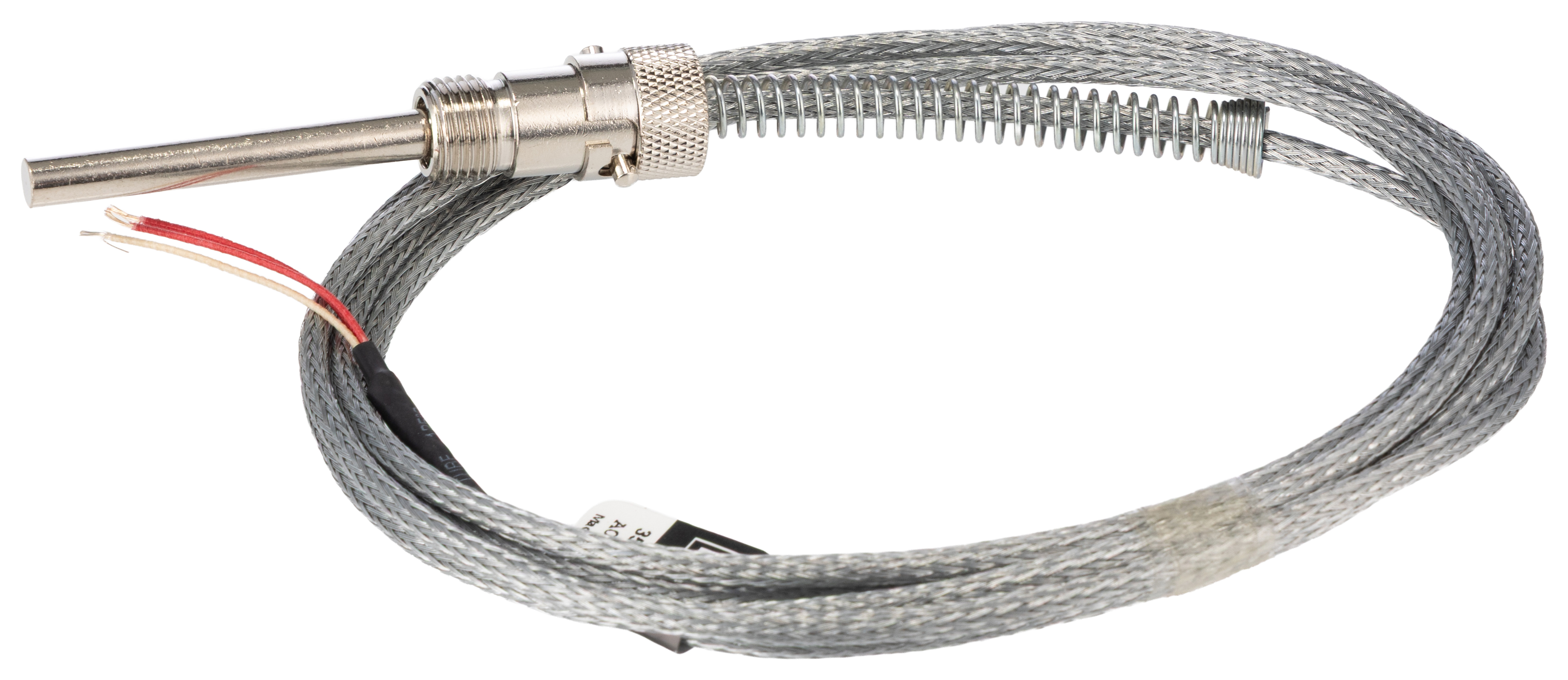 RS PRO PT100 Temperature Sensor, 6mm Dia, 50mm Long, 3 Wire, Probe, 400°C Max