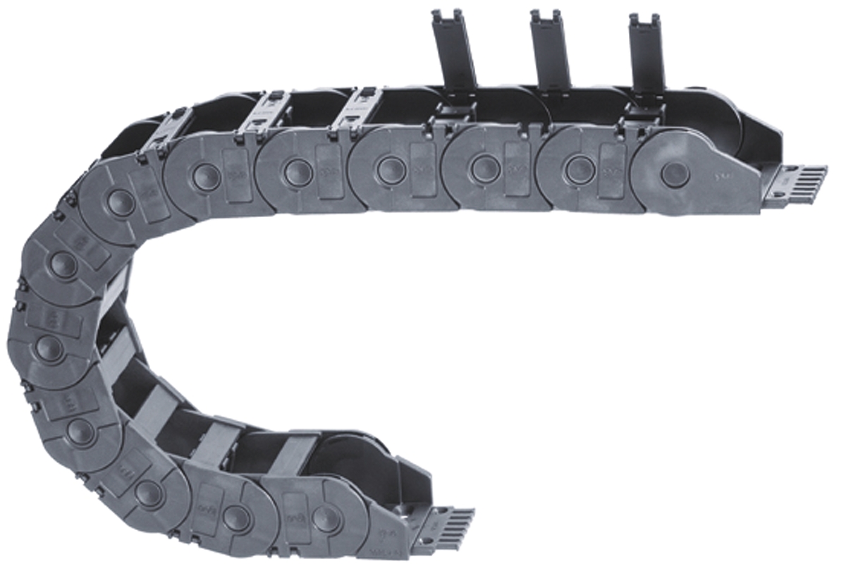 Igus 3500, e-chain Black Cable Chain - Flexible Slot, W135 mm x D64mm, L1m, 125 mm Min. Bend Radius, Igumid G