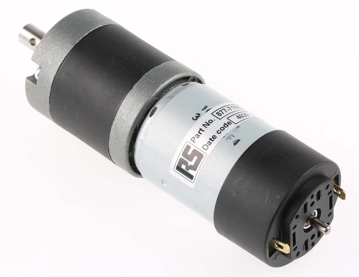 Micromotors Brushed Geared DC Geared Motor, 10.3 W, 24 V dc, 3 Nm, 15 rpm, 8mm Shaft Diameter