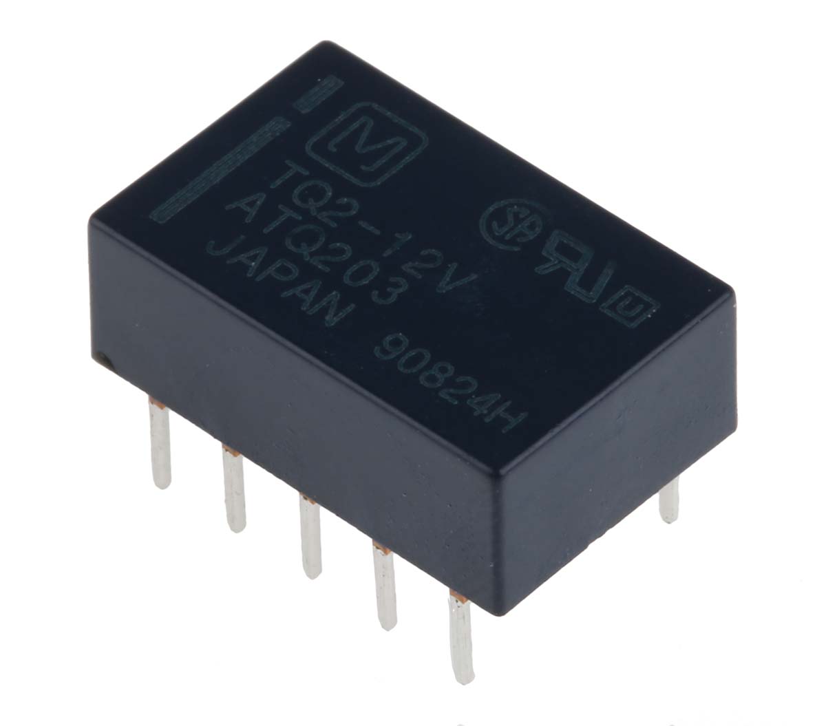 Panasonic PCB Mount Signal Relay, 12V dc Coil, DPDT