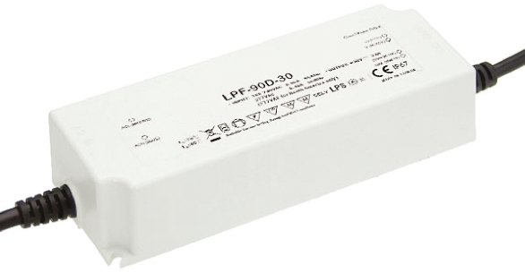 MEAN WELL LED Driver, 20V Output, 90W Output, 4.5A Output, Constant Voltage
