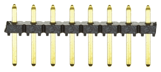 Samtec TLW Series Straight Through Hole Pin Header, 8 Contact(s), 2.54 mm Pitch, 1 Row, Unshrouded