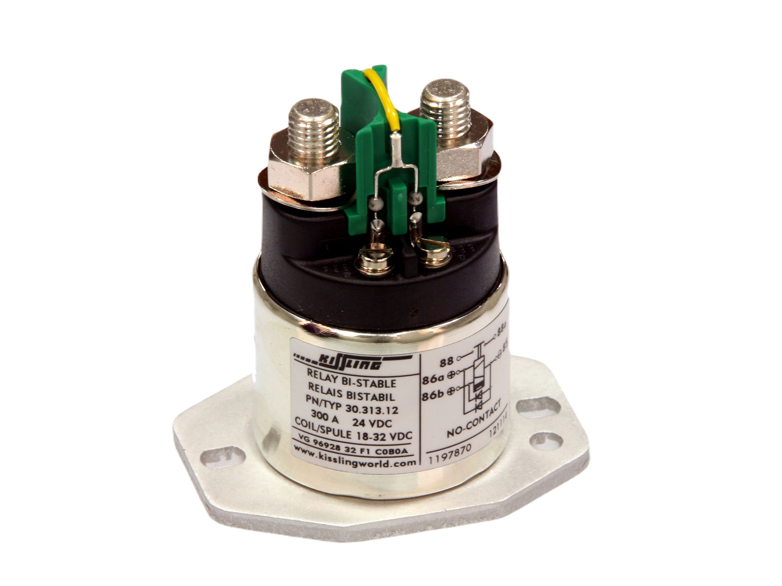 TE Connectivity Panel Mount Power Relay, 9/16V Coil, 300A Switching Current, SPST-NO
