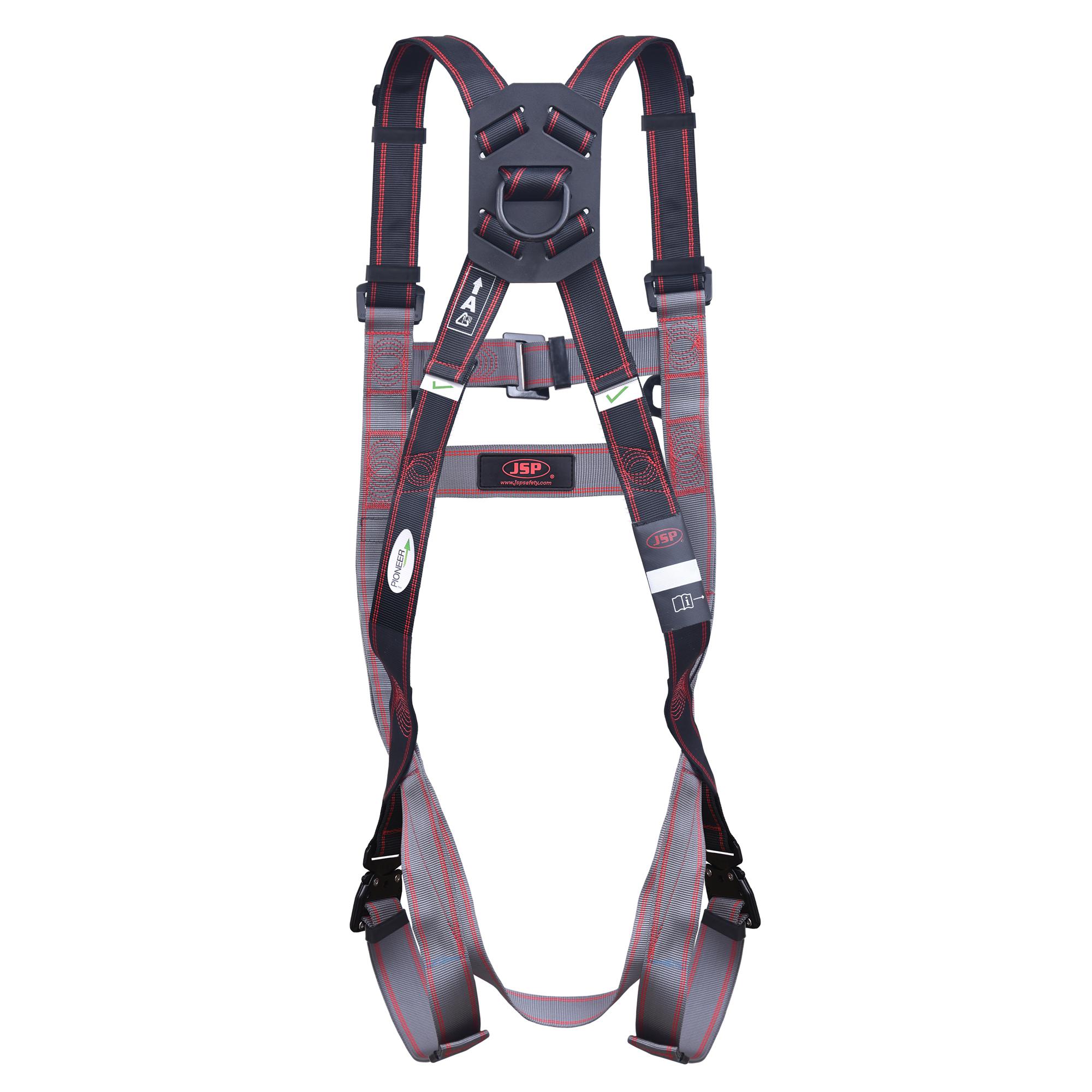 JSP FAR0209 Front, Rear, Shoulders Attachment Fall Arrest Harness, 140kg Max, Universal