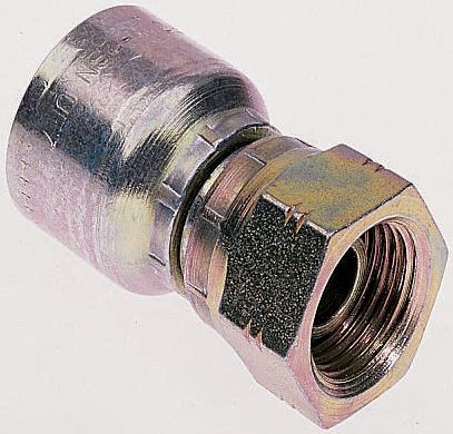 Parker Straight Hose to Port Hose to Female BSP Parallel Pipe - Swivel (60° Cone), 19248-4-4