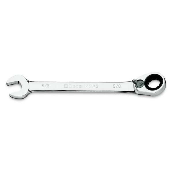 BETA Combination Ratchet Spanner, 3/8in, Imperial, , , 159 mm Overall