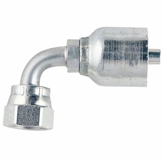 Parker Hydraulic Swivel 1/2 in Hose to UNF 13/16-16 Female, 1J977-8-8