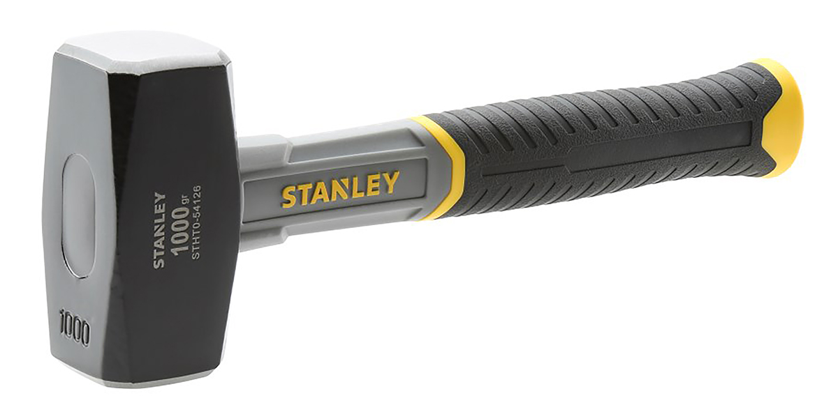 Stanley Carbon Steel Lump Hammer with Fibreglass Handle, 1kg