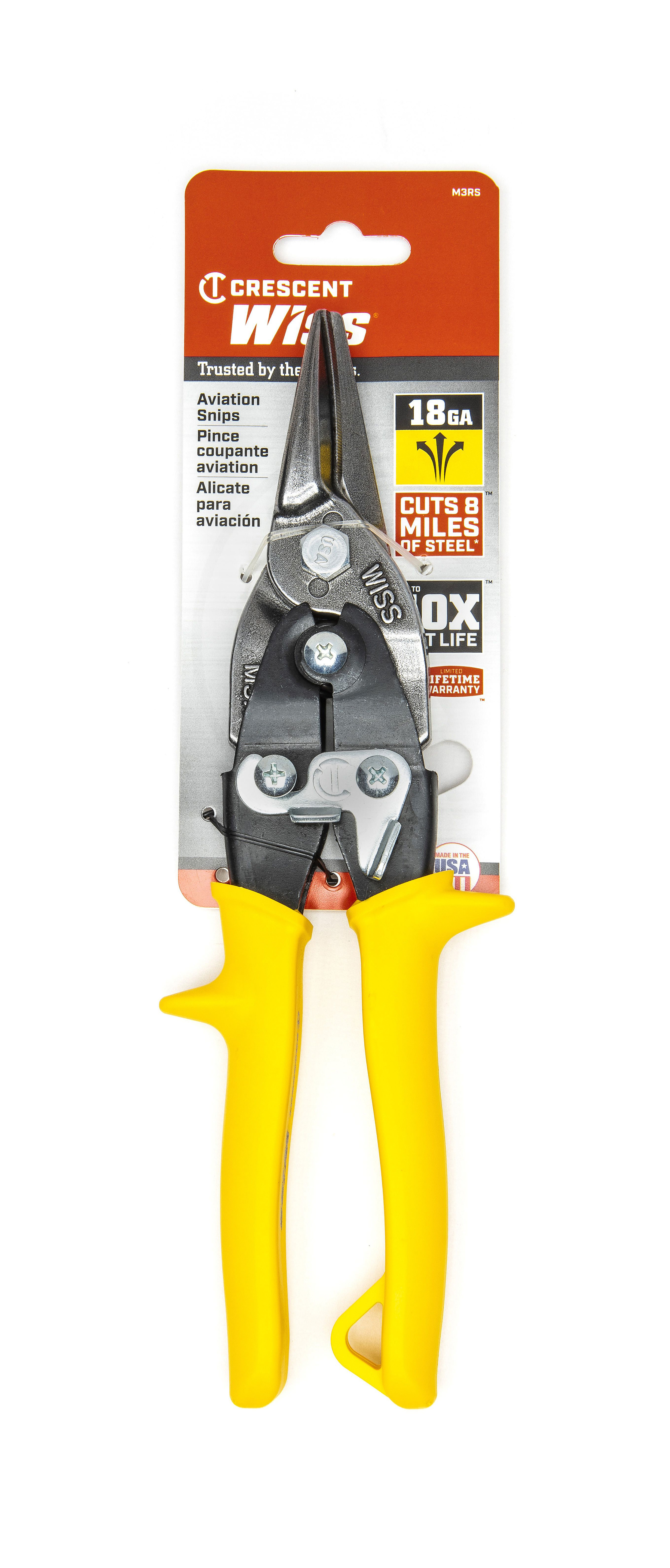 Wiss 170 mm Left, Right Tin Snip for Low Carbon Cold Rolled Steel