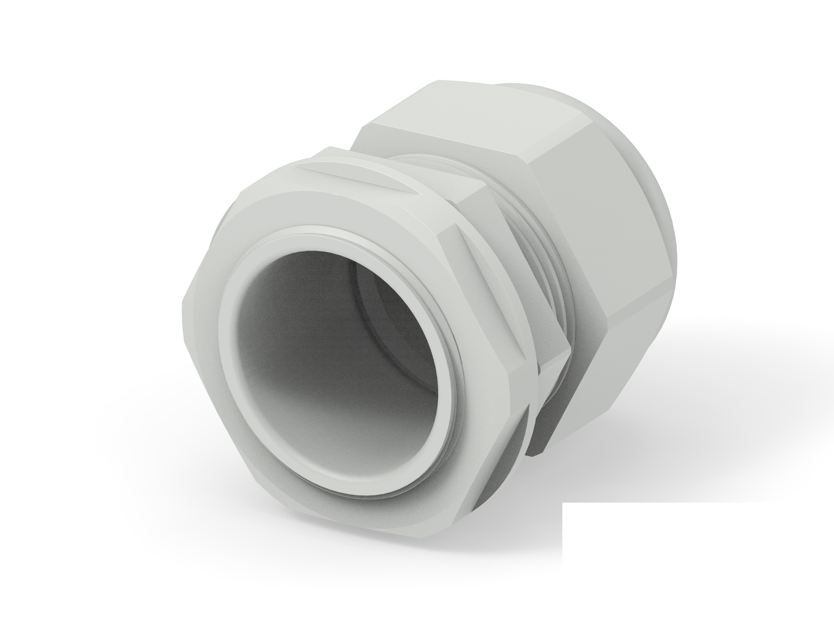 Entrelec 1SNG Series Light Grey PA 6 Cable Gland, PG29 Thread, 18mm min., 25mm max., IP66, IP68