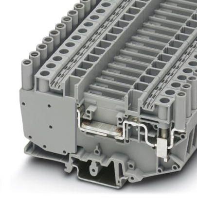 Phoenix Contact URTKD/SP Series Grey Feed Through Terminal Block, 6mm², 1-Level