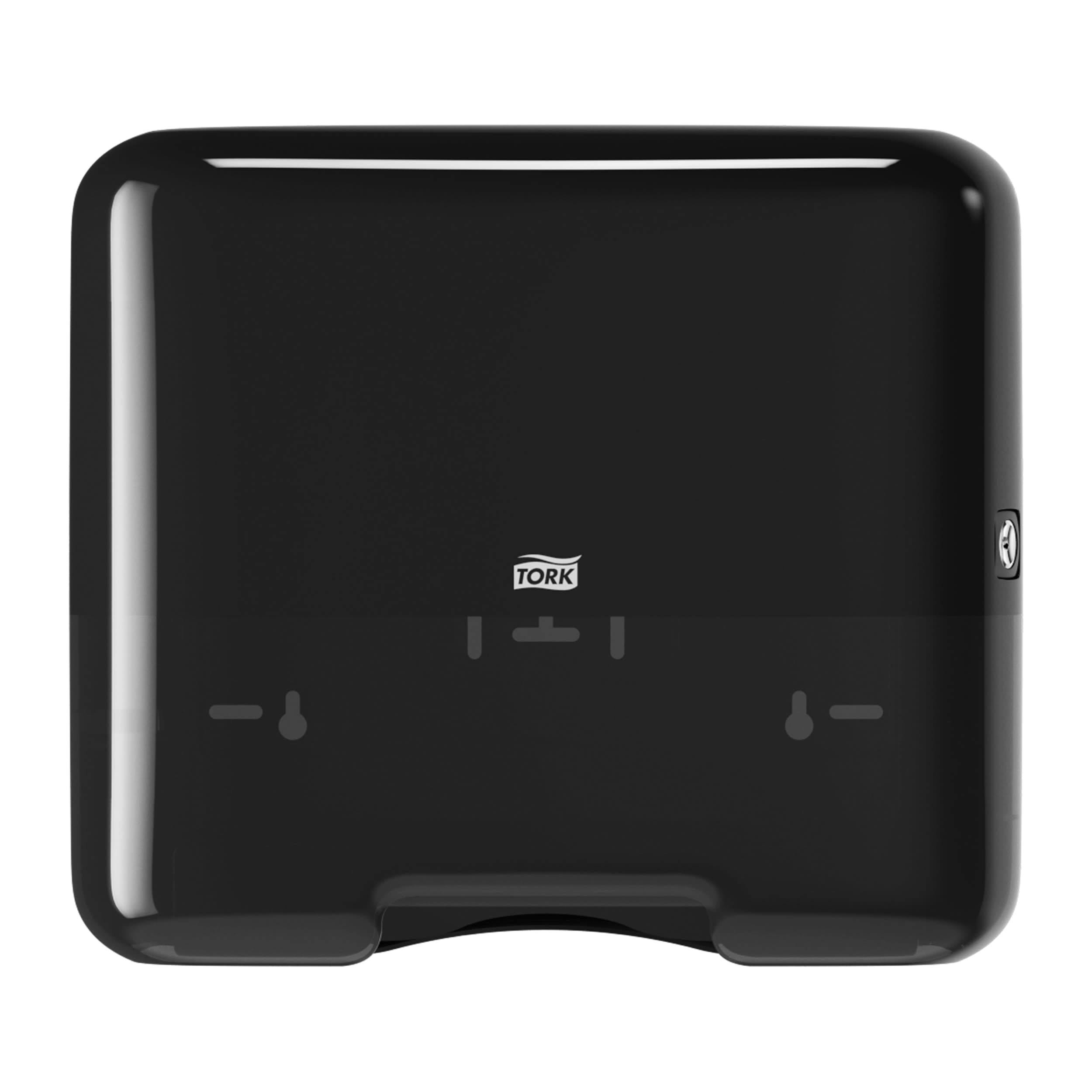 Tork Plastic Black Wall Mounting Paper Towel Dispenser, 135mm x 291mm x 332mm