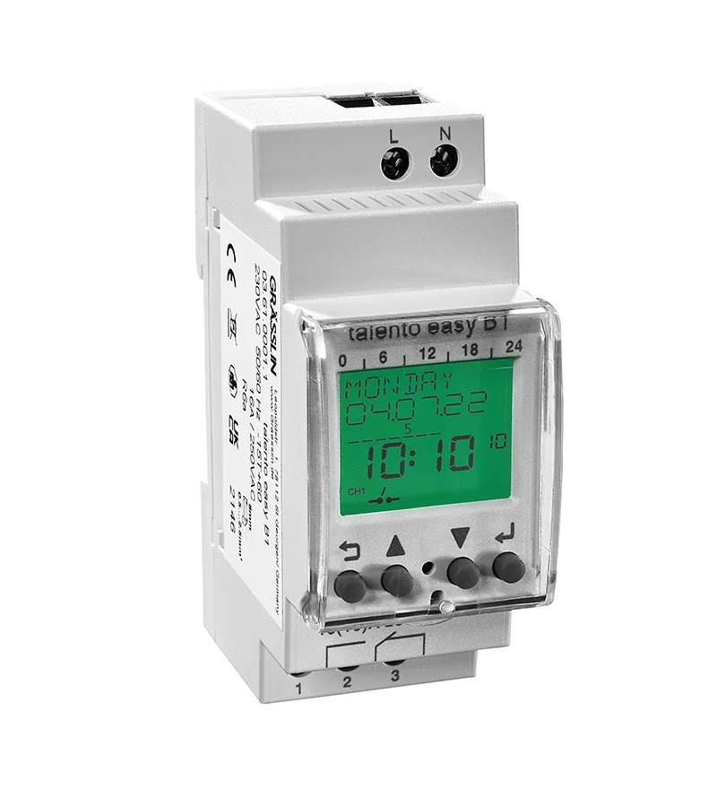 Grasslin Digital Time Switch 230 V ac, 1-Channel