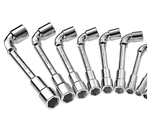 Facom Hex Tubular Box Spanner Set, 8 Pieces, 8 → 24 mm Tip