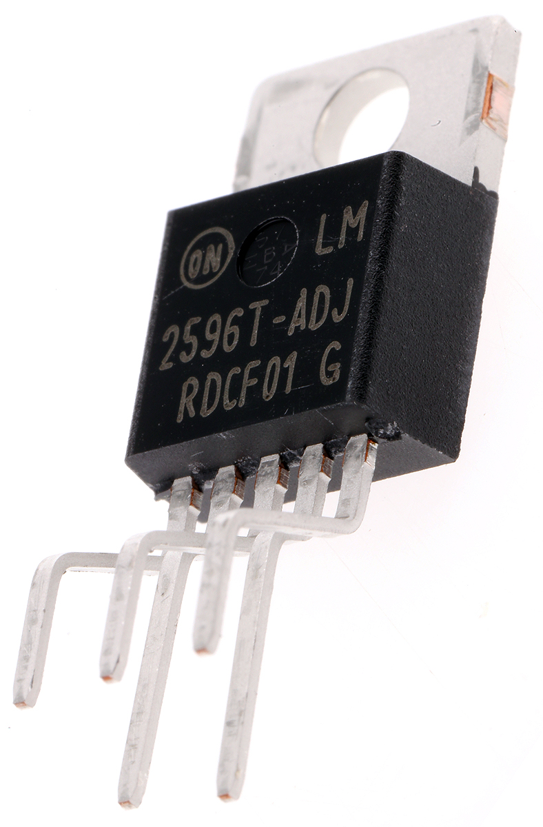 onsemi, LM2596TVADJG Switching Regulator, 1-Channel 3A Adjustable 5-Pin, TO-220