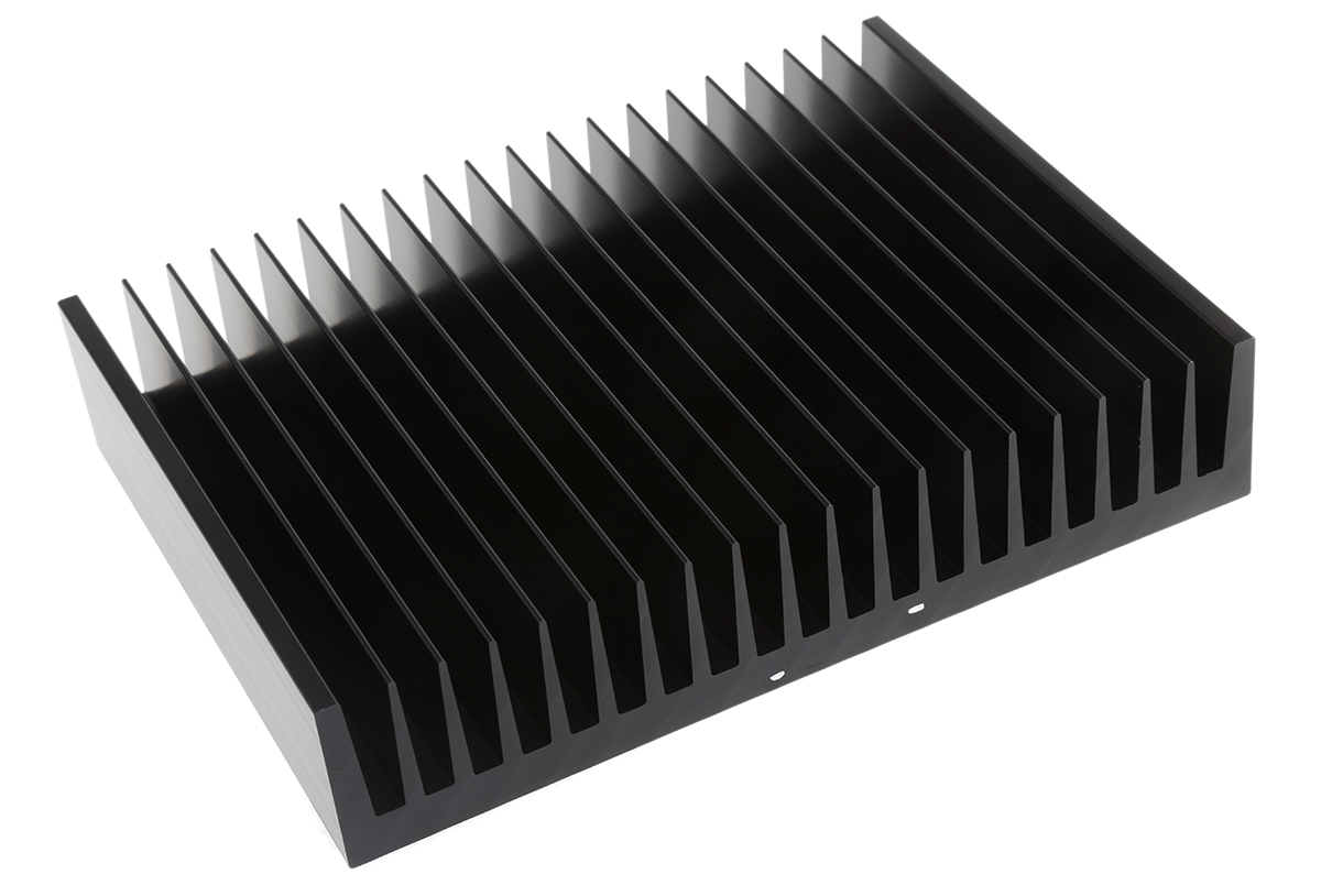 Fischer Elektronik Heatsink, Universal Rectangular Alu, 0.53K/W, 150 x 200 x 40mm