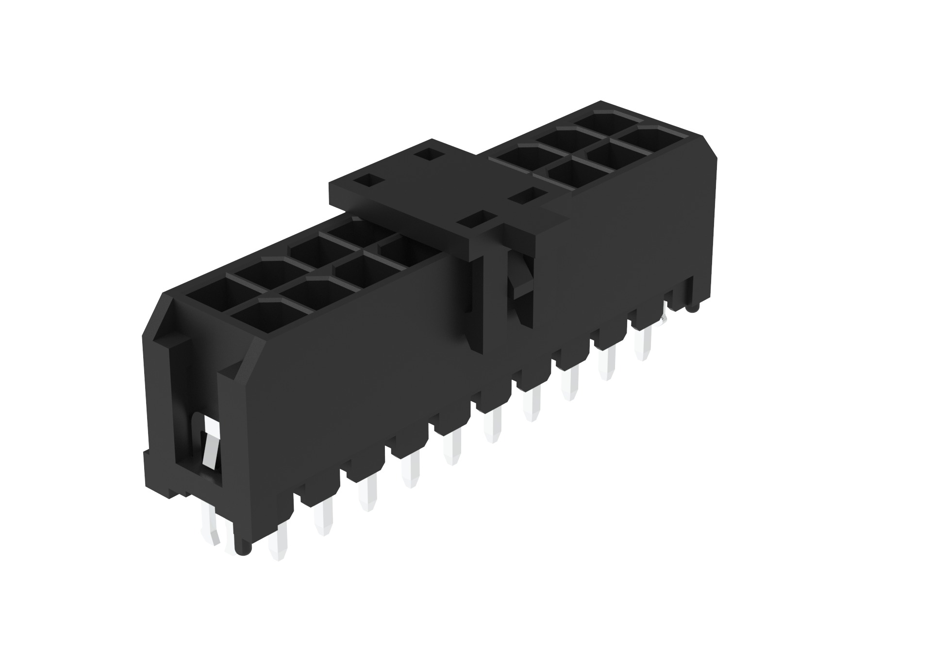 Amphenol Communications Solutions G88MP201028 Series Vertical Board Mount PCB Socket, 20-Contact, 2-Row, 3mm Pitch,