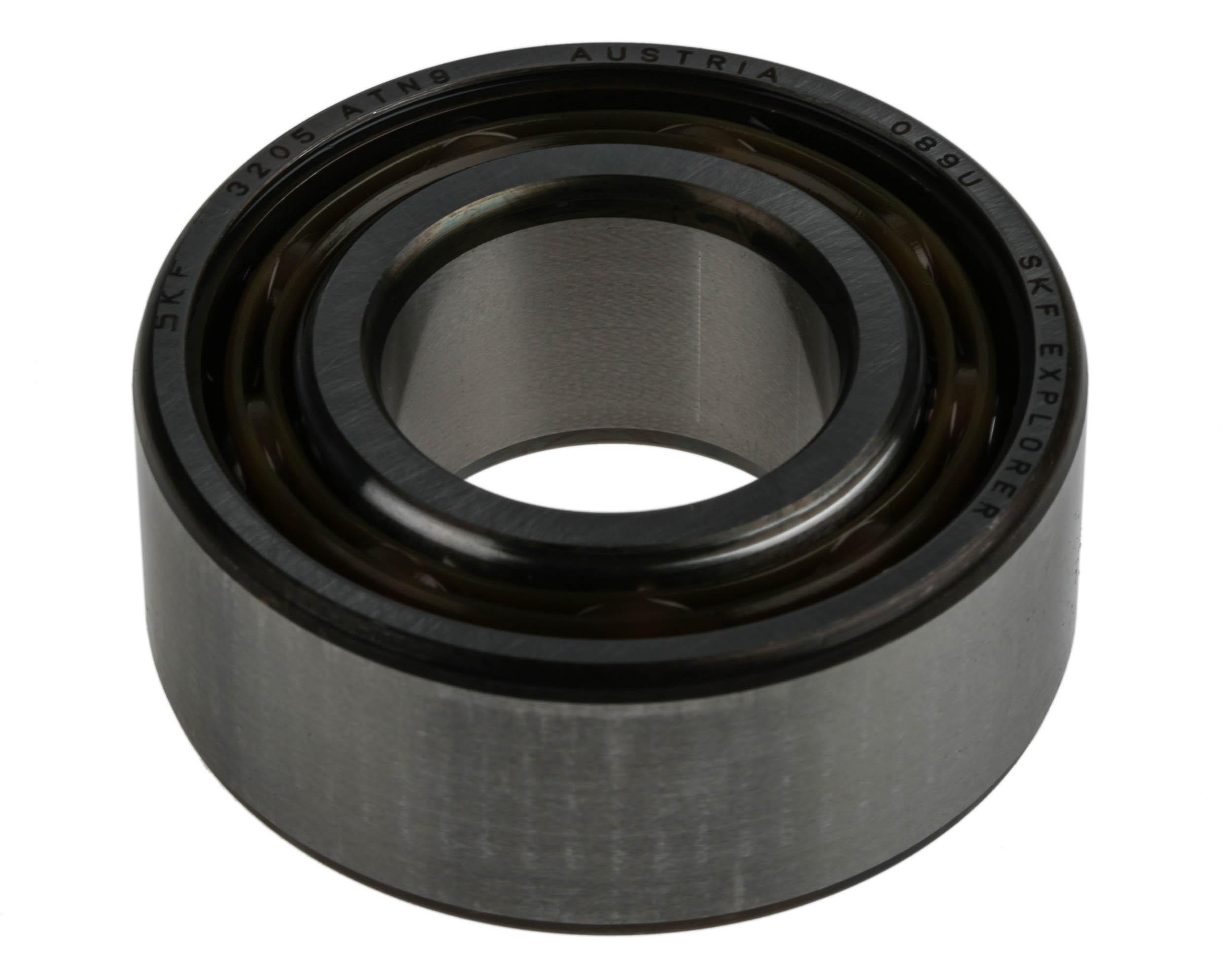 SKF 3205 ATN9 2 Row Ball Bearing - 25 mm ID, 52 mm OD 20.6 mm Race Width