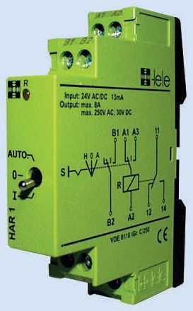 Tele OCTO Series DIN Rail Mount Timer Relay