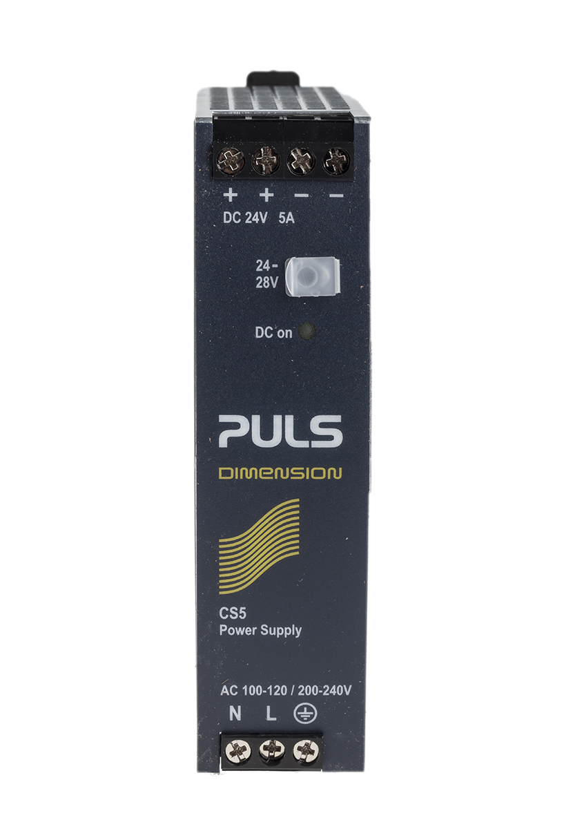 PULS C-Line DIN Rail Power Supply, 100→120V ac ac Input, 24V dc dc Output, 5A Output, 120W