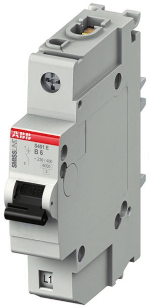 ABB SMISSLINE TP S400E MCB, 1P, 13A Curve B, 230V AC, 6 kA Breaking Capacity