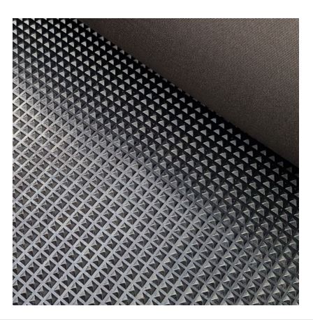 RS PRO Black Anti-Slip Flooring Rubber Roll 10m x 1.2m x 3mm