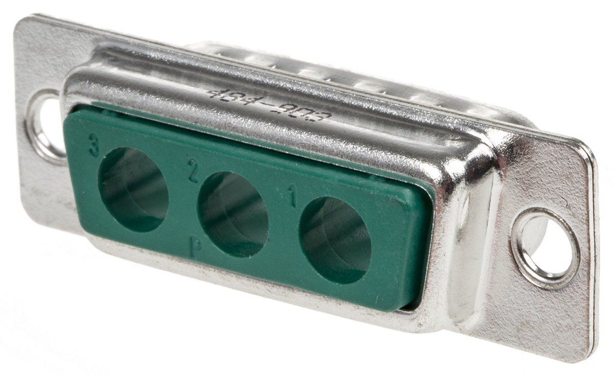 FCT from Molex FM 3 Way Panel Mount D-sub Connector Plug