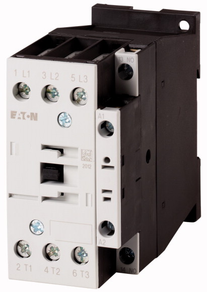Eaton DILM Contactor, 220 V Coil, 3-Pole, 21 kW, 1N/O