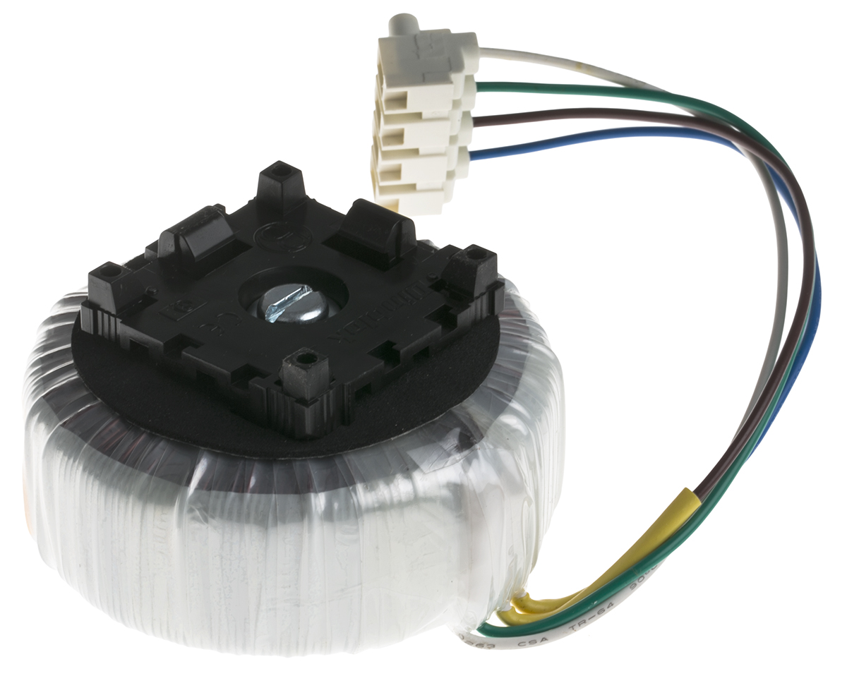 Nuvotem Talema 230V ac, 12V ac Toroidal Transformer, 100VA 1 Output
