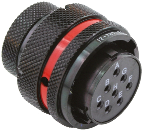Souriau Sunbank by Eaton Circular Connector, 8 Contacts, Cable, Standard Connector, Plug, Female, IP67, 8STA Series