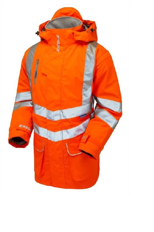 PULSAR PR499 Orange Unisex Hi Vis Winter Jacket, 5XL