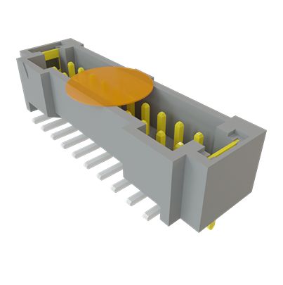 Samtec T2M Series Right Angle Through Hole, Surface PCB Header, 20 Contact(s), 2 mm Pitch, 2 Row, Shrouded